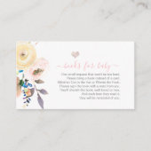 PixDezines Boekaanvraag, Pastel Tuin Rozen Informatiekaartje (Voorkant)