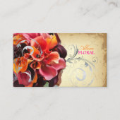 PixDezines  boeket, bloemisten/doe-het-zelf kleure Visitekaartje (Voorkant)