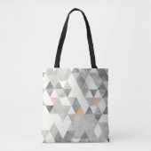 PixDezines Boho geometrisch / driehoeken patroon Tote Bag (Voorkant)