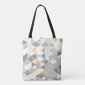 PixDezines Boho geometrisch / driehoeken patroon Tote Bag (Achterkant)