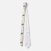 PixDezines Boho Geometrisch/verstelbare driehoeken Stropdas (Achterkant)