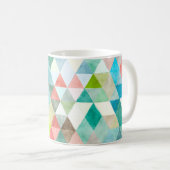 PixDezines Boho Geometrische/verstelbare driehoeke Koffiemok (Voorkant rechts)