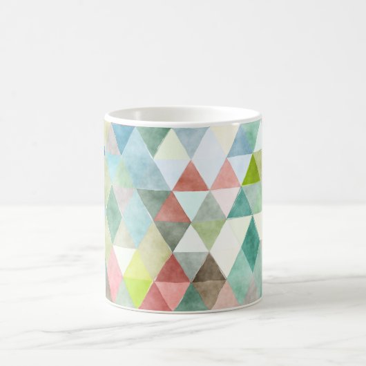 PixDezines Boho Geometrische/verstelbare driehoeke Koffiemok (Center)