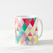 PixDezines Boho Geometrische/verstelbare driehoeke Koffiemok (Voorkant rechts)
