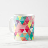 PixDezines Boho Geometrische/verstelbare driehoeke Koffiemok (Voorkant links)