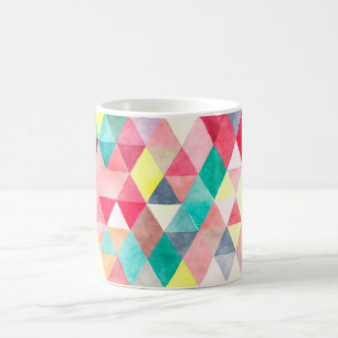 PixDezines Boho Geometrische/verstelbare driehoeke Koffiemok