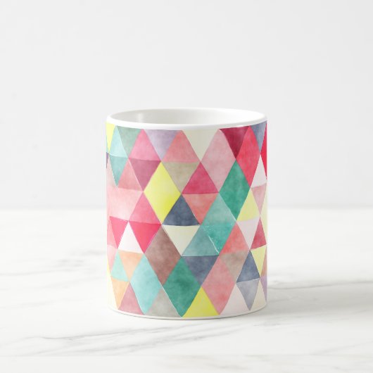 PixDezines Boho Geometrische/verstelbare driehoeke Koffiemok (Center)