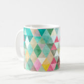 PixDezines Boho Geometrische/verstelbare driehoeke Koffiemok (Voorkant links)