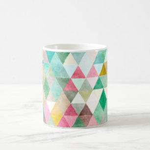 PixDezines Boho Geometrische/verstelbare driehoeke Koffiemok