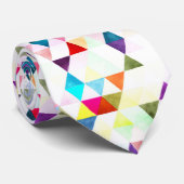 PixDezines Boho Geometrische/verstelbare driehoeke Stropdas (Opgerold)