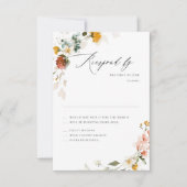 PixDezines Boho H2 Herfst Garden Flowers RSVP (Voorkant)