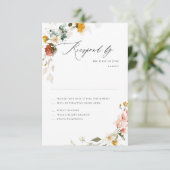 PixDezines Boho H2 Herfst Garden Flowers RSVP (Staand voorkant)