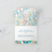 PixDezines Boho Triangles Mazel Tov/Gefeliciteerd Kaart (Binnen)