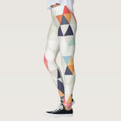 PixDezines Boho Watercolor Geometrisch/Driehoeken Leggings (Links)