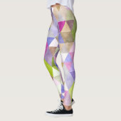 PixDezines Boho Waterverf Geometrisch/Driehoeken Leggings (Links)