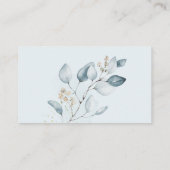 PixDezines Book Request, Blue Gum Eucalyptus Plaatskaartje (Achterkant)