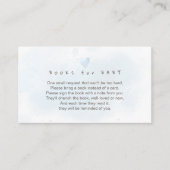 PixDezines Book Request Blue Waterverf Enclosure Informatiekaartje (Voorkant)