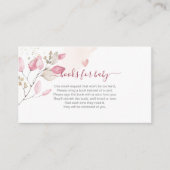 PixDezines Book Request, Blush Gum Eucalyptus Informatiekaartje (Voorkant)