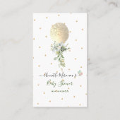 PixDezines Book Request Gold Glitter Balloon Encls Plaatskaartje (Achterkant)