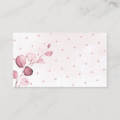 PixDezines Book Request H2 Blush Pink Eucalyptus Plaatskaartje (Achterkant)