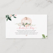 PixDezines Book Request, Waterverf Blush Pumpkin Informatiekaartje (Voorkant)