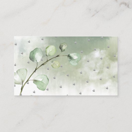 PixDezines Book Request, Waterverf Lush Greenery Informatiekaartje (Achterkant)