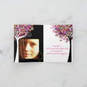 PixDezines-boom van het leven/dankuwel/DIYbackgrou Bedankkaart (Binnen)