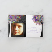 PixDezines-boom van het leven/dankuwel/DIYbackgrou Bedankkaart (Binnen)