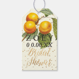 PixDezines Boomgaard/Perziken/Redoute Cadeaulabel