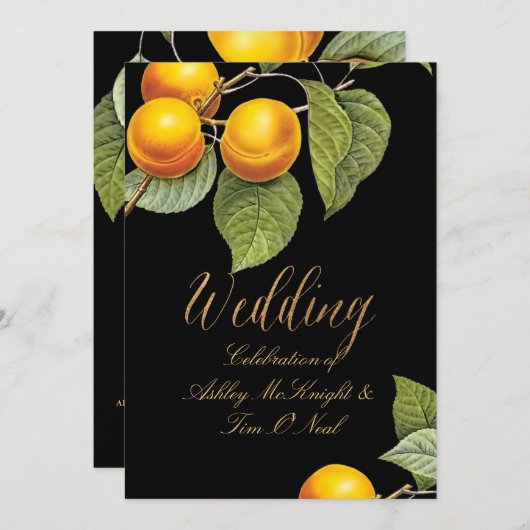 PixDezines Boomgaard/Perziken/Redoute Kaart (Voorkant / Achterkant)