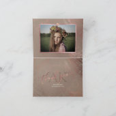 PixDezines Boomlevenscyclusringen Mitzvah/Dank u Bedankkaart (Binnen)