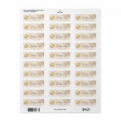 PixDezines boomringen, Faux gouden honingraat Etiket (Full Sheet)