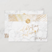 PixDezines Boomringen Mitzvah Celebration Kaarten  RSVP Kaartje (Voorkant / Achterkant)