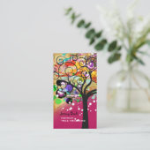 PixDezines  boomstammers ♥ ♥ ♥ Visitekaartje (Staand voorkant)