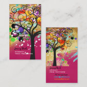 PixDezines  boomstammers ♥ ♥ ♥ Visitekaartje (Voorkant / Achterkant)