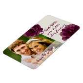 PixDezines bordeaux calla datum opslaan/DIY kleur Magneet (Linkerzijde)