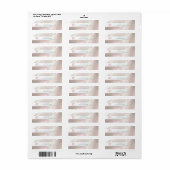 PixDezines Borstel Platinum+Blush Roze Mitzvah Etiket (Full Sheet)