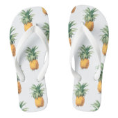 PixDezines  Botanisch/Ananas/Redoute Teenslippers (Voetbed)