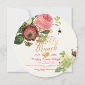 PixDezines Botanische Brunch+Bubbly Kaart (Voorkant)