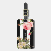 PixDezines Botanische Illustratie Bagagelabel (Voorkant verticaal)