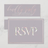 PixDezines Botanische RSVP|DIY AchtergrondBLEKE LE RSVP Kaartje (Voorkant / Achterkant)