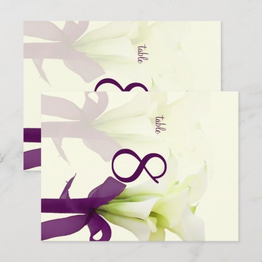 PixDezines bouquet, witte calla lilies Briefkaart (Voorkant / Achterkant)