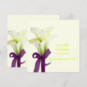 PixDezines bouquet, witte calla lilies Kaart (Voorkant / Achterkant)