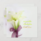 PixDezines bouquet, witte calla lilies Kaart (Voorkant / Achterkant)