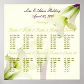 PixDezines bouquet, witte calla lilies Poster (Voorkant)