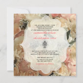 PixDezines Bridal Bouquet/diy event Kaart (Achterkant)