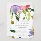 PixDezines Bridal Brunch Ranunculus/DIY Bckgrnd Kaart (Achterkant)