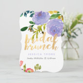 PixDezines Bridal Brunch Ranunculus/DIY Bckgrnd Kaart (Staand voorkant)