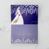 PixDezines Bride2B Bedankt kaarten (Binnen)