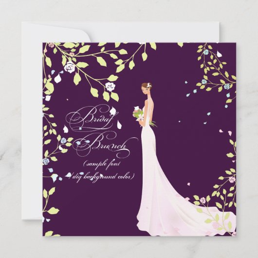 PixDezines Bride 2 B/DIY kleur Kaart (Voorkant)